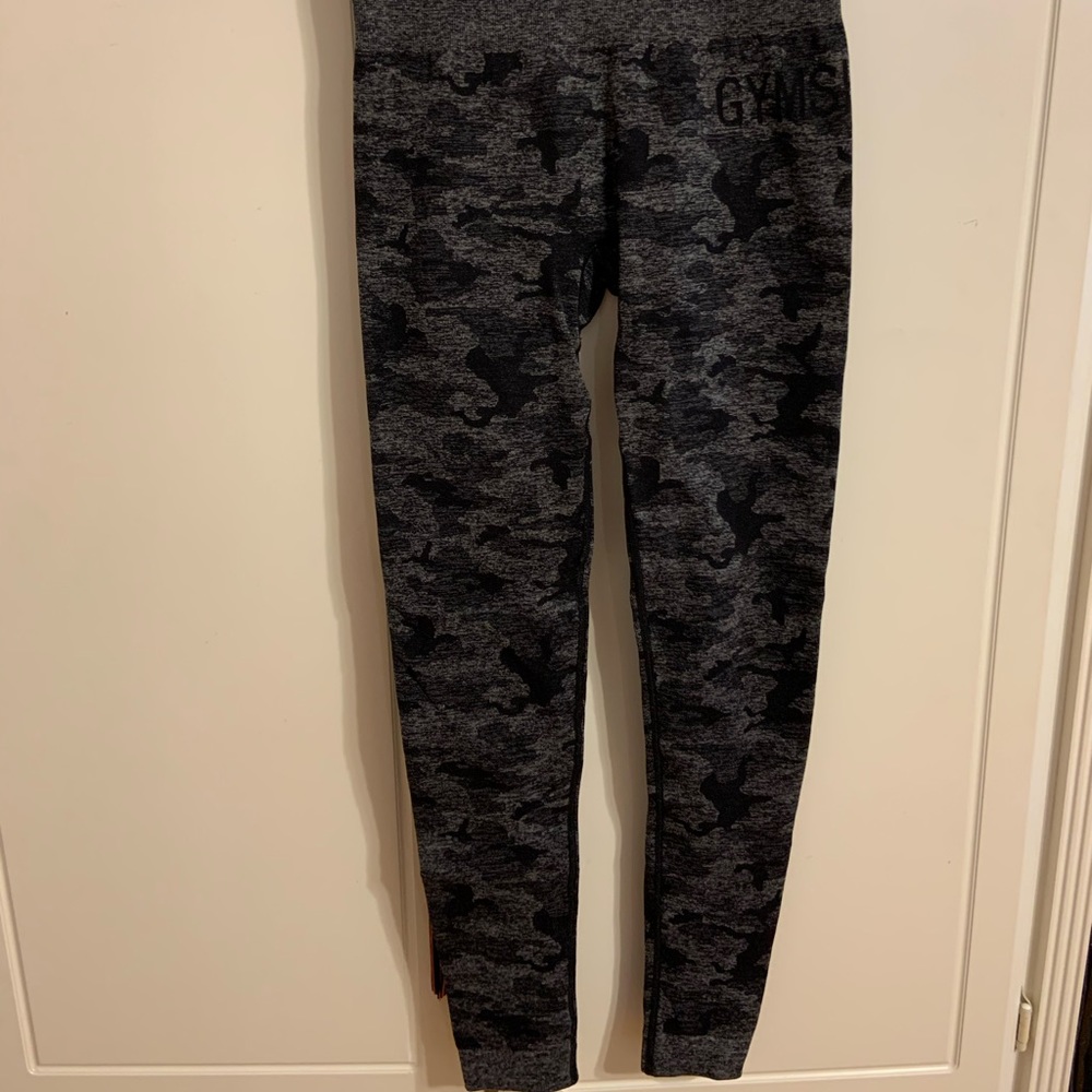 gymshark adapt camo seamless leggings -black